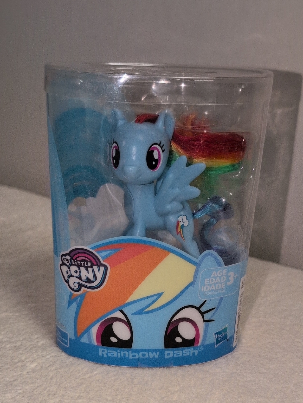 My Little Pony Rainbow Dash Blue Figure with Rainbow Mane Hasbro